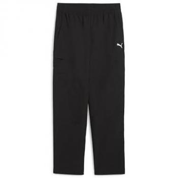 Pantalone cargo bambino Puma Wardrobe Ess comodo nero