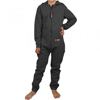 Gennadi Hoppe Jogger‑Jumpsuit 146–152 – Kinderoverall in Dunkelgrau