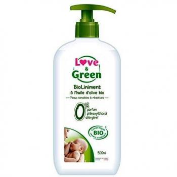 Love & Green Organic Liniment with Olive Oil 500ml