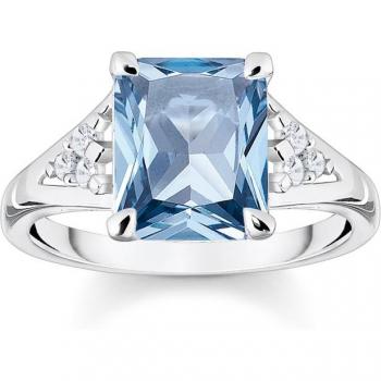 Thomas Sabo Sterling Silver Aquamarine Ring