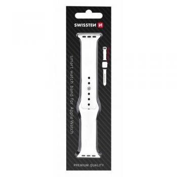 Cinturino Apple Watch 38-40 mm Silicone Bianco