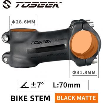 TOSEEK Ultralight MTB Stem 7 Degree Riser 31.8mm