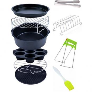 Air Fryer 10 Piece Accessory Kit for 3.2QT to 5.8QT