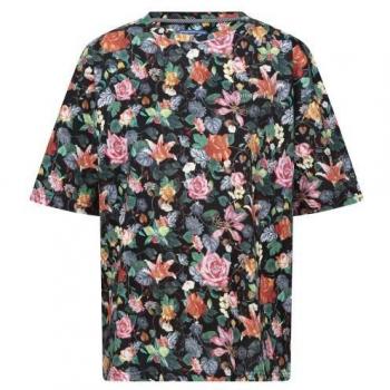 Camiseta Negra Floral Christian Lacroix Bellegarde para Mujer Regatta