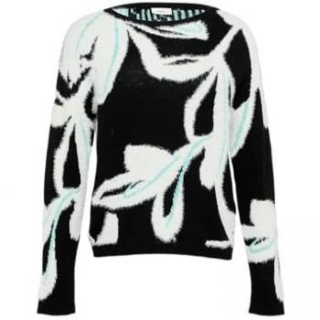 S.Oliver BLACK LABEL Longpullover mit kunstvollem Intarsienmuster