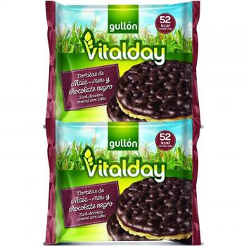 Tortitas de Maíz Gullón Vitalday Chocolate Negro (100 g)
