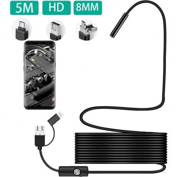 8mm 720P USB Inspection Camera for Android and PC