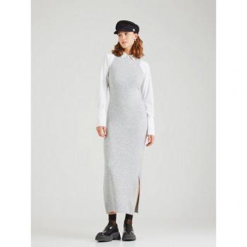 Pieces Graphitfarbenes Maxikleid NANU