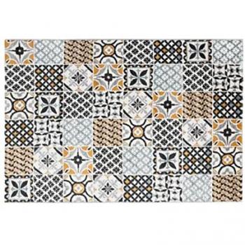 Tappeto ornico effetto piastrelle 160 x 230 cm Multicolore