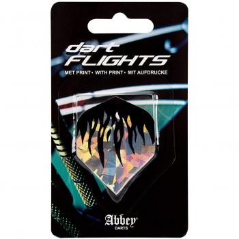 Abbey Dart 52BW Black/Silver Flights