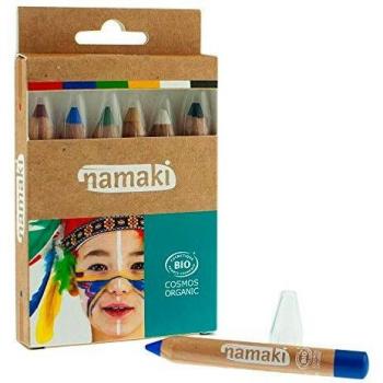 6-Color Rainbow Face Crayon Set