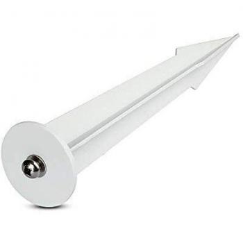 Picchetto in Alluminio per Fari LED Bianco 60mm 265mm