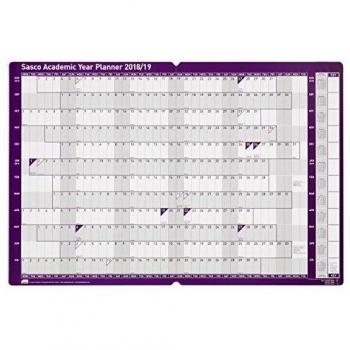 Sasco A1 Academic Year Wall Planner with Wet Wipe Marker