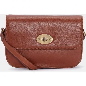 Barbour Brown Leather Crossbody Purse