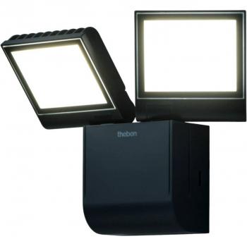 LED-Außenwandleuchte theLeda S17-100L BK