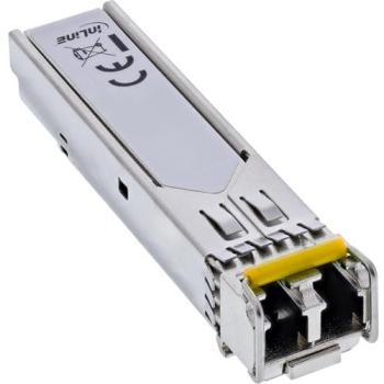 InLine SFP-Transceiver LWL ZX 1550 nm Singlemode LC‑Buchsen – 1,25 Gb/s – 80 km – Silber