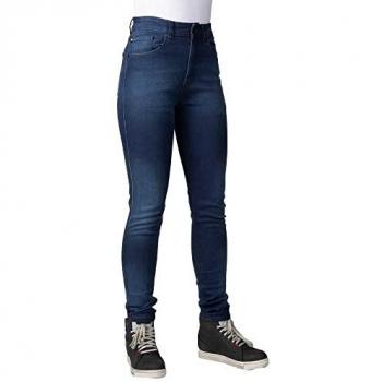 Bull-it Jeans Moto Mujer Tactical Icona II Slim Azul