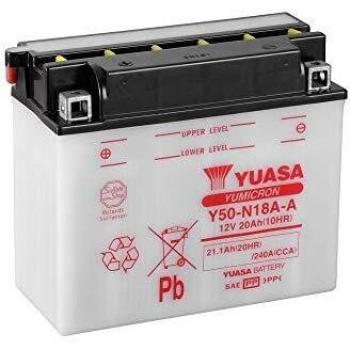 YUASA Y50-N18A-A Batteria senza pacco acido 12V