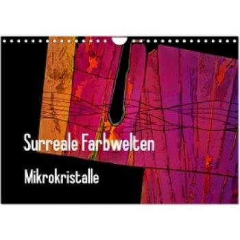 Surreale Mikrokristalle Wandkalender 2024