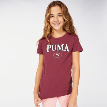 T-shirt Puma Bambina Bordeaux Taglia 14