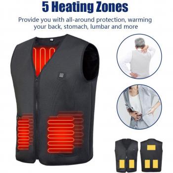Unisex USB Rechargeable Heated Vest