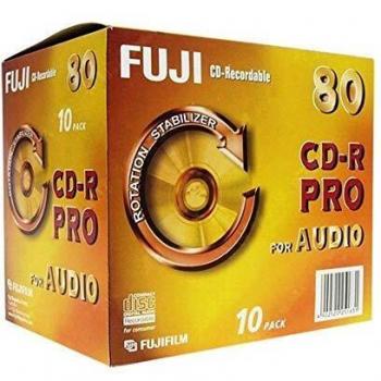 CD‑R Fujifilm 80 min. Foto & Audio – Pacchetto 10 pezzi