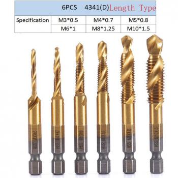 Herramienta de Taladro 6 piezas – Roca y Metal