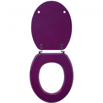 Abattant WC Bois Prune Color – Sans