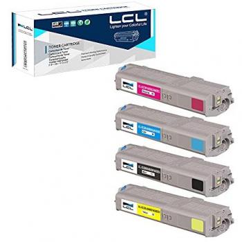 Toner universel OKI 46490608 (Noir, Cyan, Magenta, Jaune)