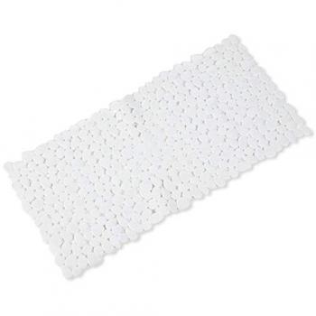 Sous‑plaque de baignoire Spirella Riverstone 75x36 cm en PVC blanc