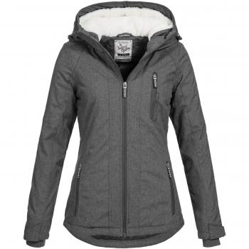Sublevel D5174X44400A Damen‑Jacke – Winter, Kapuze mit Futter, XS bis XL