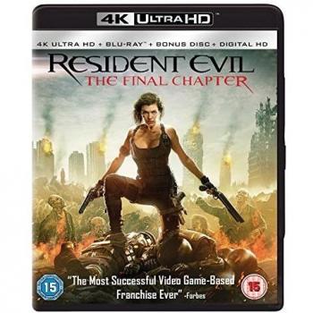 Resident Evil: The Final Chapter (4K UHD Blu-ray) Milla Jovovich Fraser James