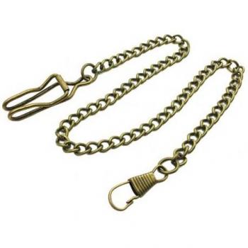 Cadena de reloj de bolsillo de 37cm, accesorio retro para hombres y mujeres