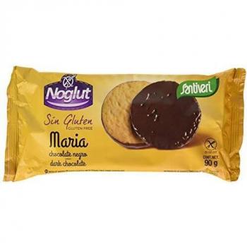 Santiveri Noglut Galletas María Bañadas en Chocolate Negro 90g