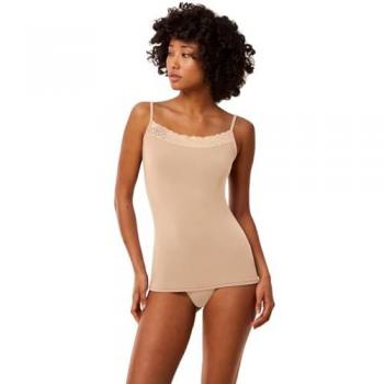 Triumph Top Feel Of Modal 10221654 Beige Slim Fit