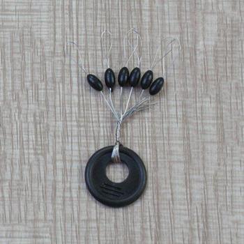 Ensemble de 60 pièces d'accessoires de pêche, bouchon en caoutchouc, carpe, 10 groupes