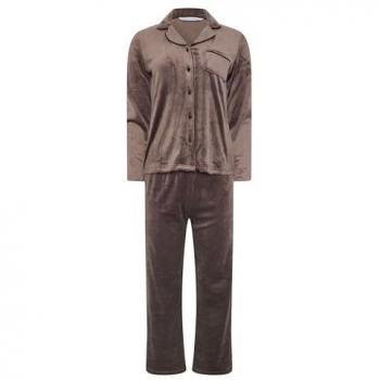Pixie Petite Glamour Pyjamas in Chocolate