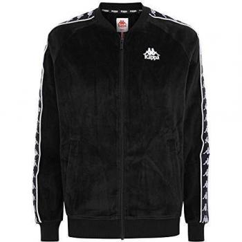 Kappa Ladies Black Zip-Through Sweatshirt Size L