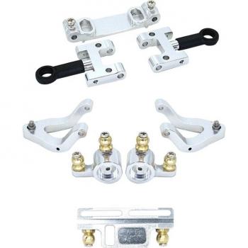 WPL D12 1/10 RC Truck Metal Swing Arm and Steering Cup Knuckle Upgrade Parts