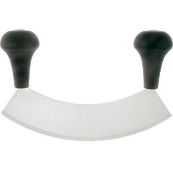 Edelstahl‑Wiegemesser von Westmark: Pizzaschneider & Kräuterwerkzeug, 17 cm