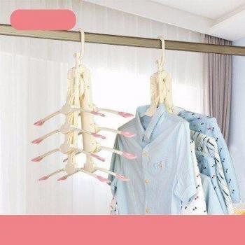 Soporte extensible para lavandería de 8 secciones