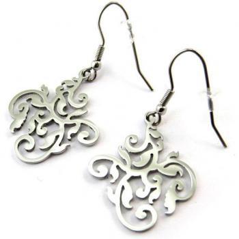 N3990 Silver Steel 'Carmen' Earrings