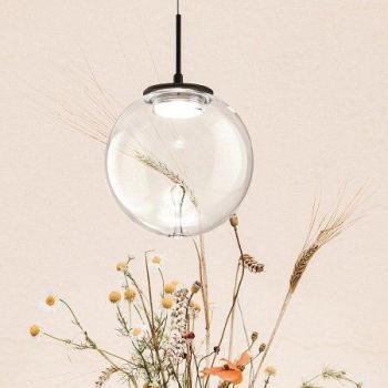 Ariel LED‑Hängeleuchte 15 cm – 1‑Flamme, Glas, Dimmbar, CCT‑Auswahl