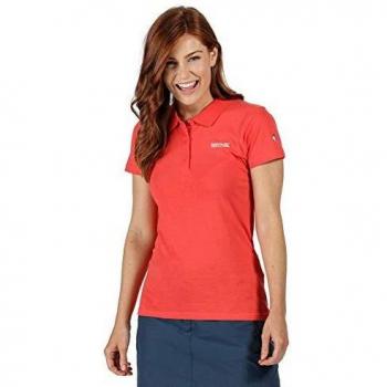 Polo Sinton Femme séchage rapide, Red Sky, 2XL