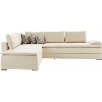 Ecksofa mit Armlehne und Schlaffunktion