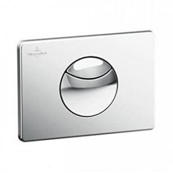 Villeroy & Boch ViConnect E100 Plaque de déclenchement chromée brillant Réf. 92248561