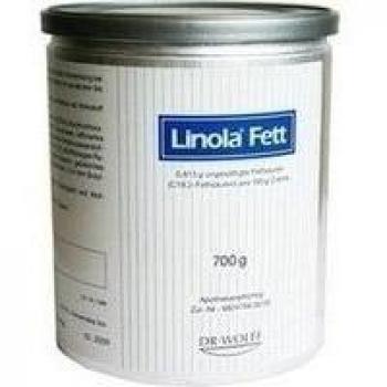 Linola Fett Creme zur Behandlung sehr trockener, rissiger, juckender oder zu Neurodermitis neigender Haut, 700 g Creme