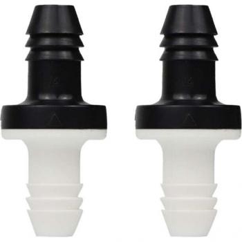 2Pcs 3/8 Inch 10Mm Inline One Way Valve for Liquid Air