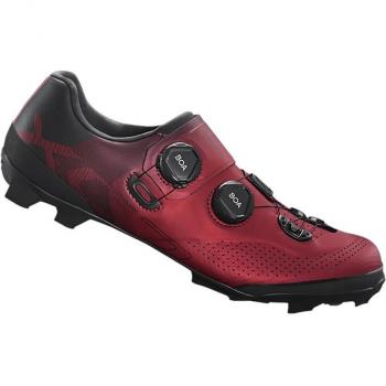 Chaussures de vélo Shimano XC7 VTT rouge 41