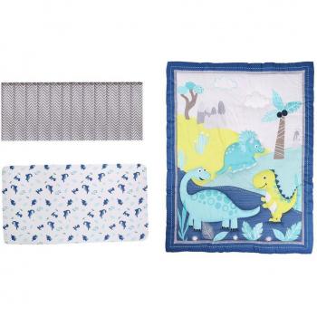 Breathable Dinosaur Baby Crib Bedding Set